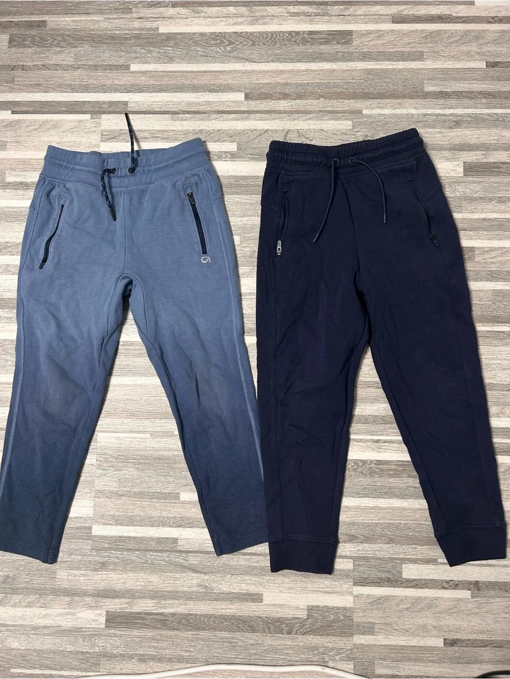 GAP Boys Two-Pack Jogger Pants in Light Blue and Navy